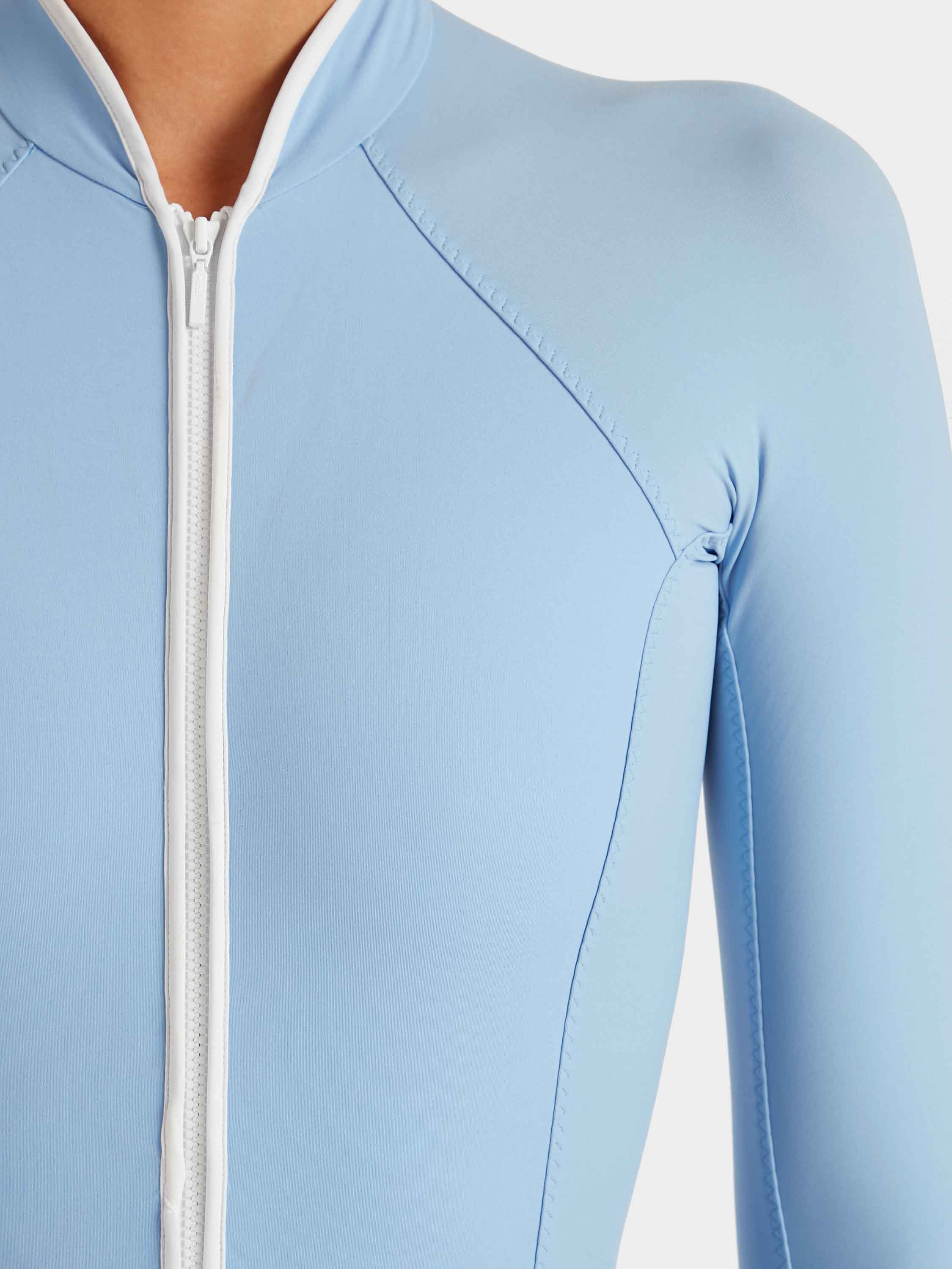 Tyra UPF 50+ Swim - Cornflower/White