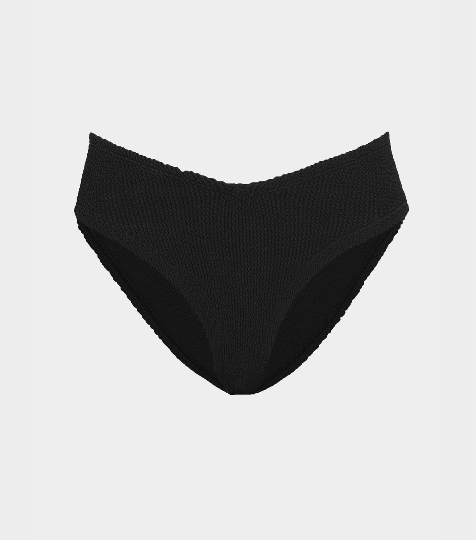 V Waist Bikini Bottom - Black