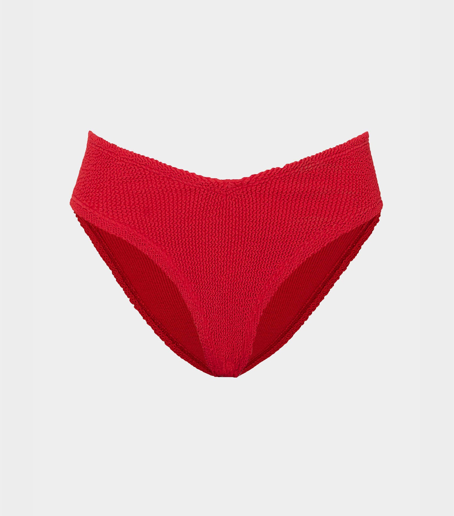 V Waist Bikini Bottom - Red