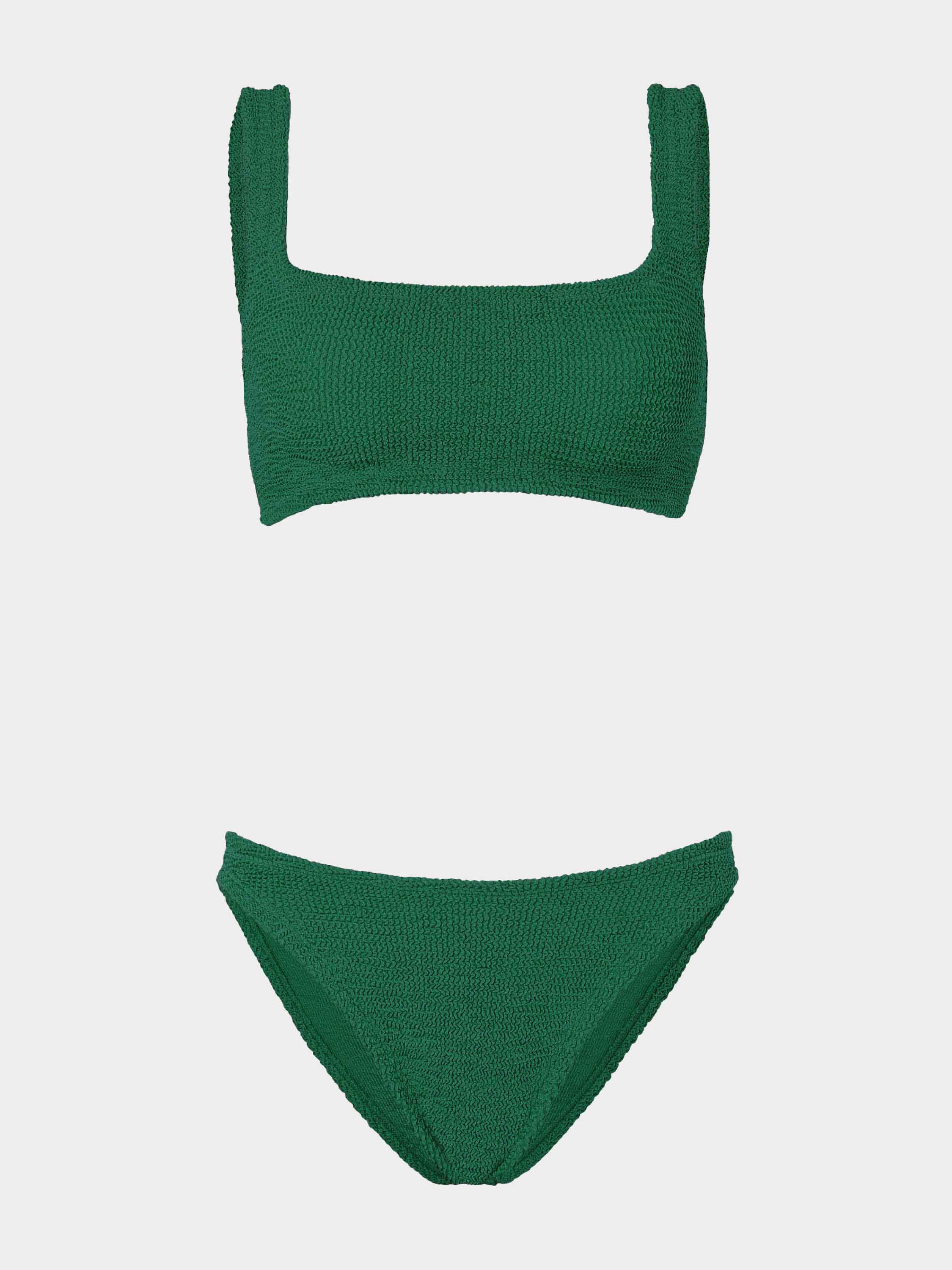 Xandra Bikini - Metallic Forest Green