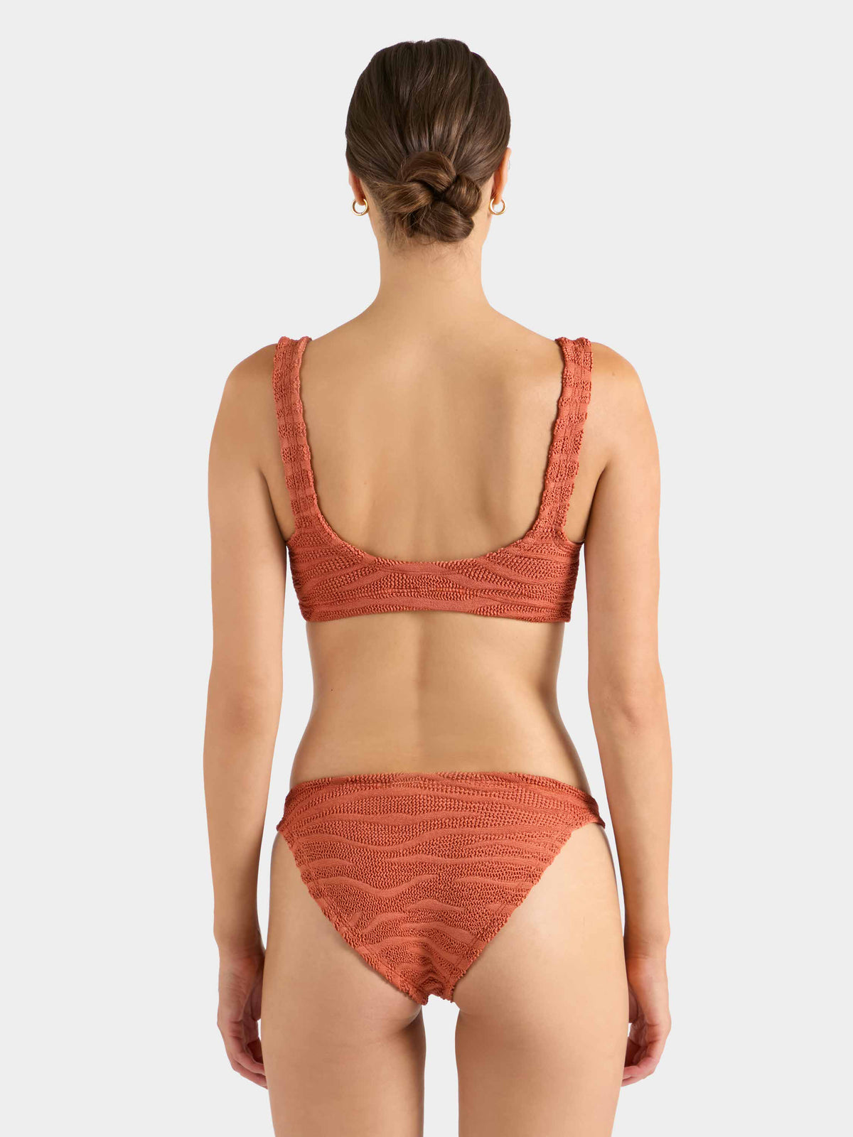 Xandra Bikini - Zebra Metallic Terracotta