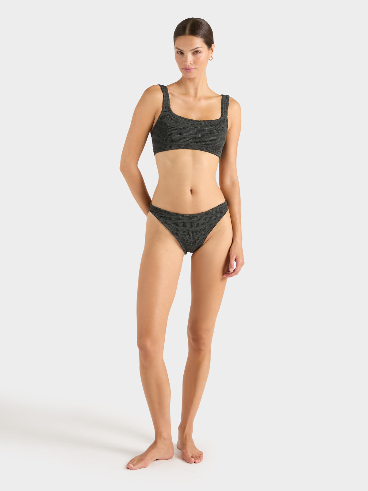 Xandra Bikini - Zebra Metallic Graphite