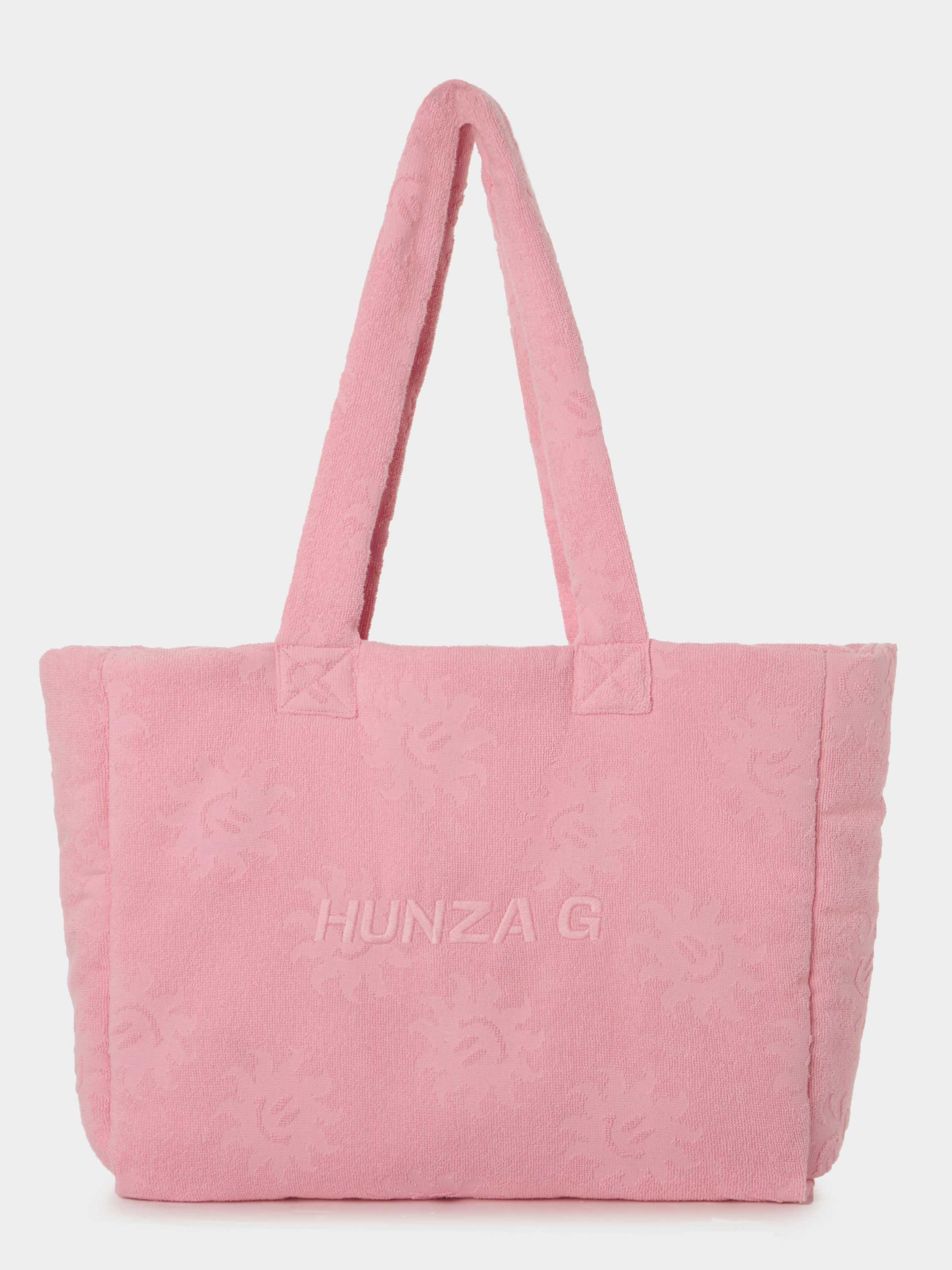 Sunny Towelling Beach Bag - Pink